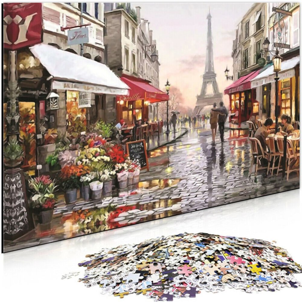 Paris Flower Street 1000 Piece Jigsaw Puzzle